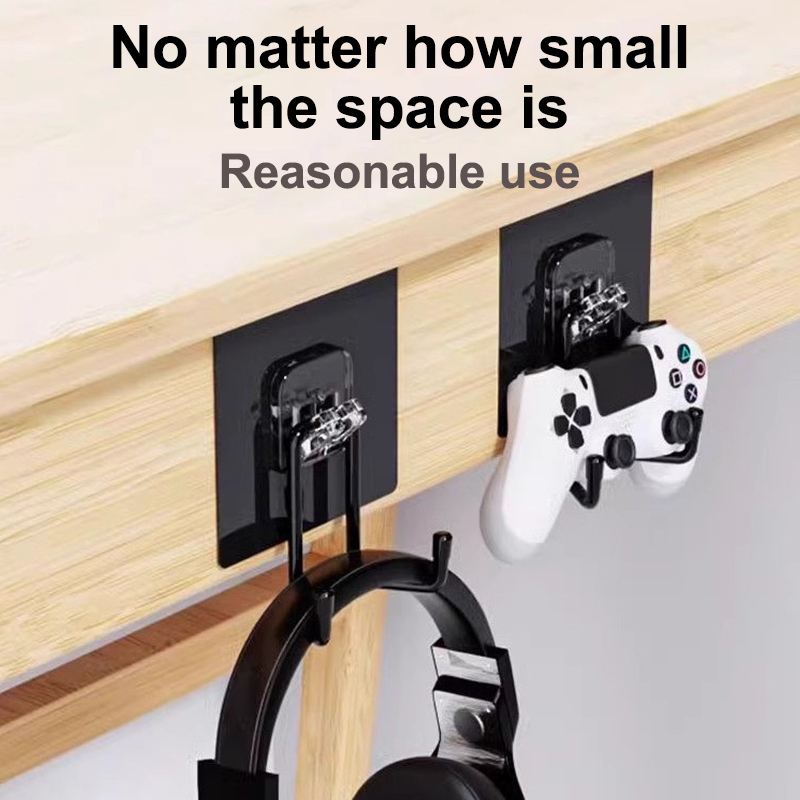 Headphone Stand Desk - New Headphone Stand Adhensive Plastic Wall