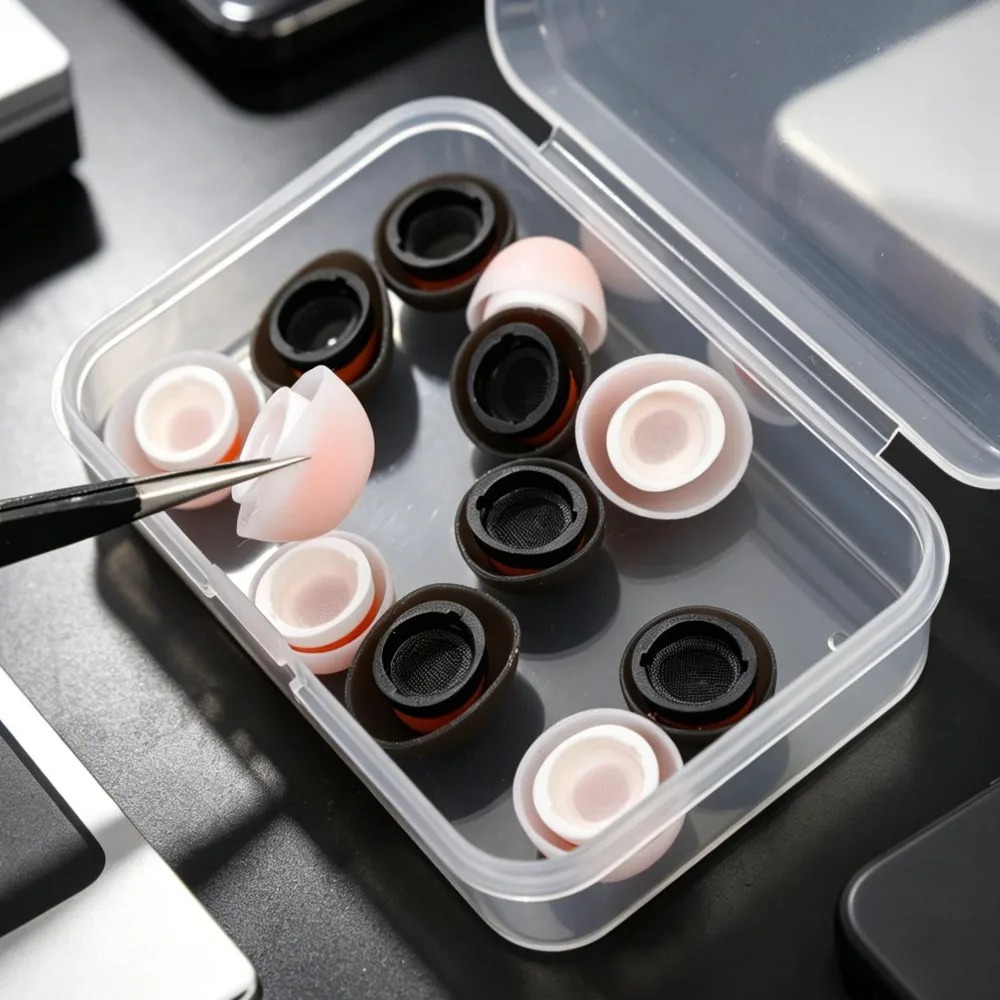 1Box 3Pairs Silicone Ear Plugs - Silicone Ear Tip Replacement reseña y precio