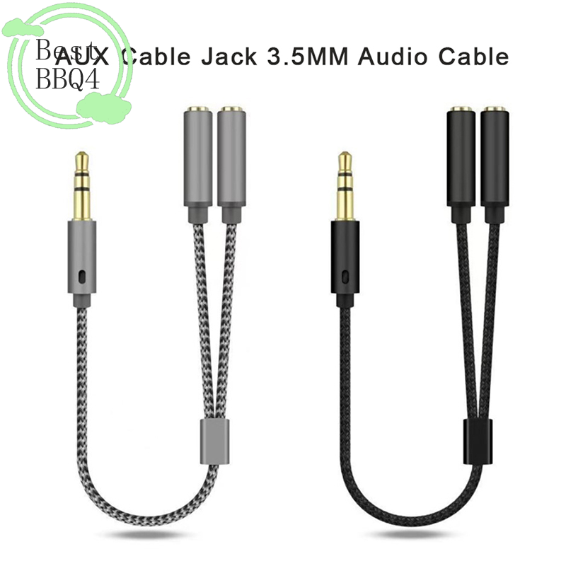 (BBQ4)AUX Cable Jack 3.5MM Aud - Earphone Splitter Jack reseña y precio