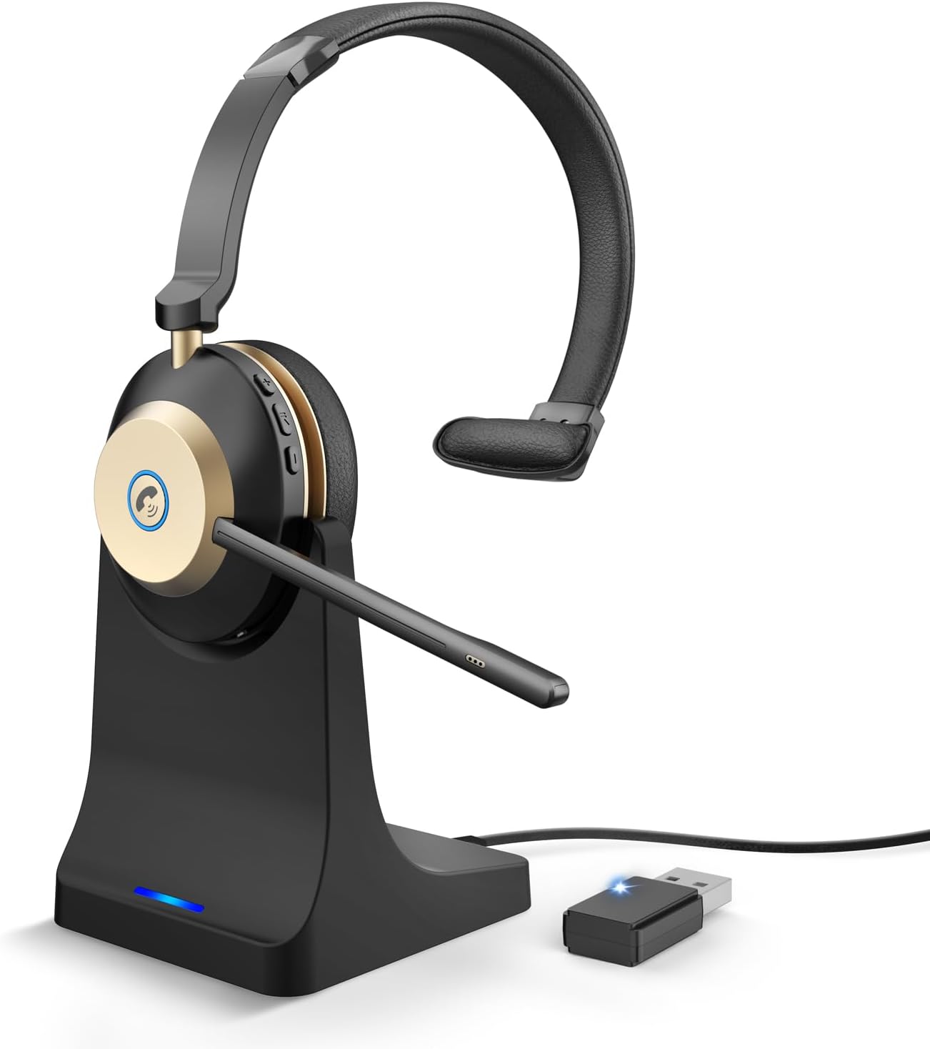 Wireless Headset with Mic, Noi - Noise Cancelling Headphone reseña y precio