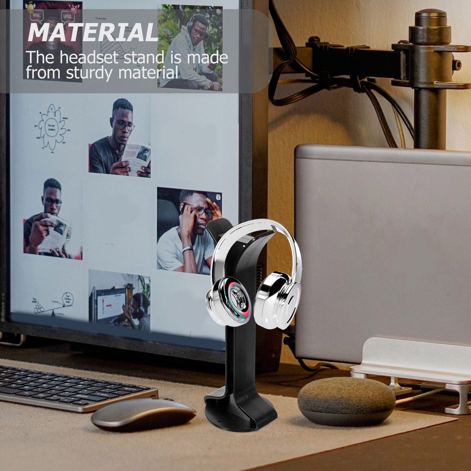 Sturdy Headphone Stand Headset - Headphone Stand Desk reseña y precio