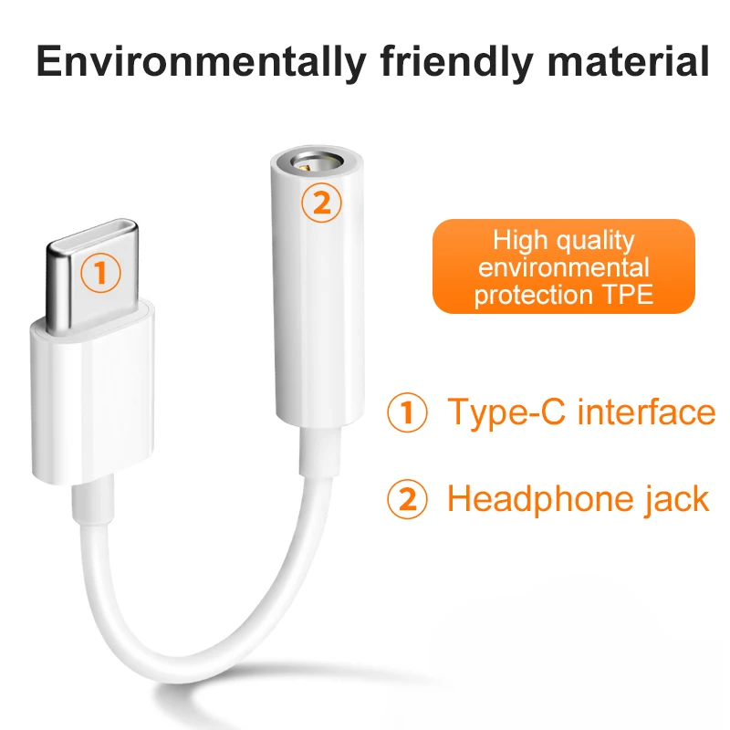USB C to 3.5mm Headphone Jack  - Usb C Earphone reseña y precio