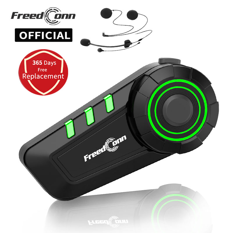 FreedConn Bluetooth Motorcycle - Bluetooth Headset On Ear reseña y precio