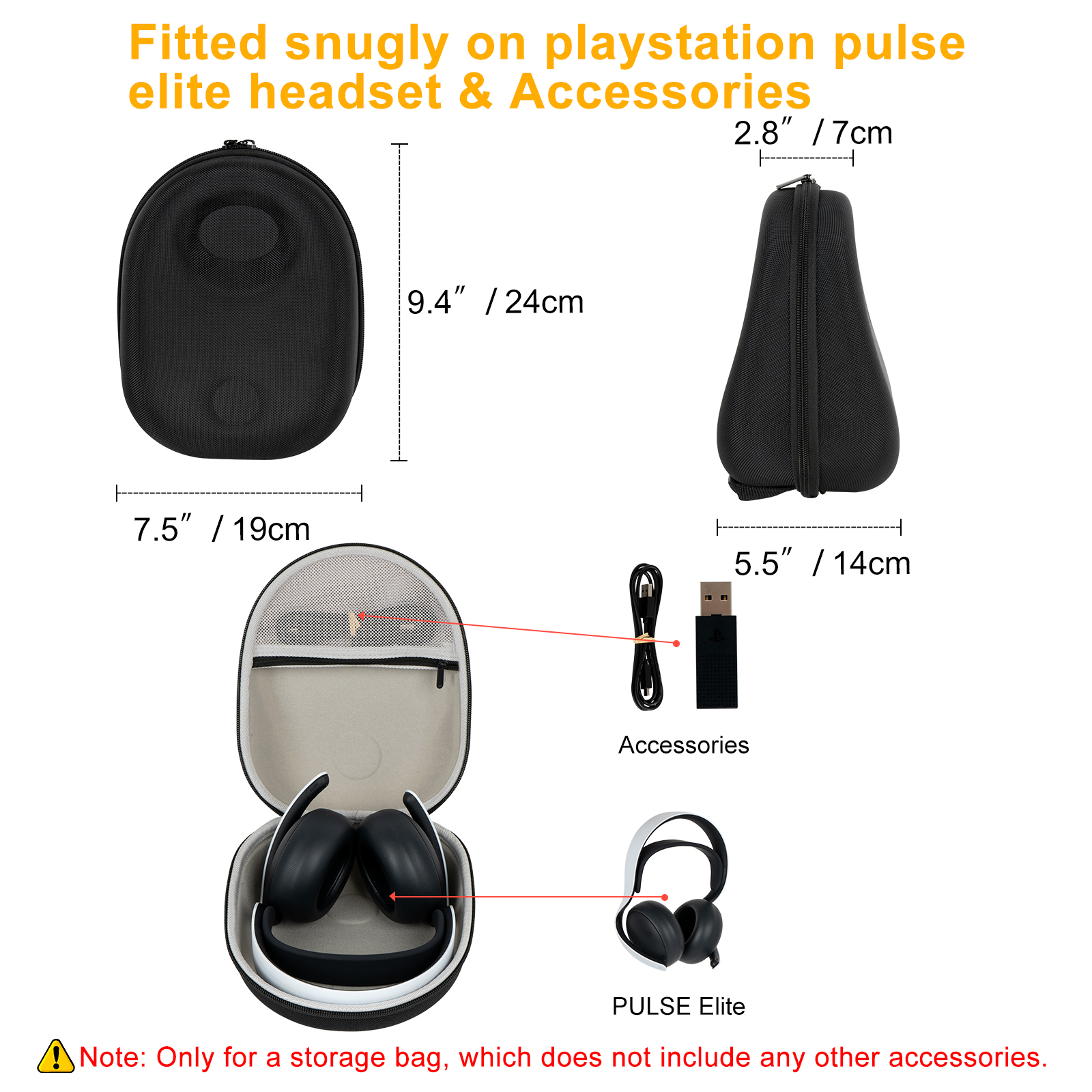 New Portable Hard EVA Protecti - Headphone Case Hard reseña y precio