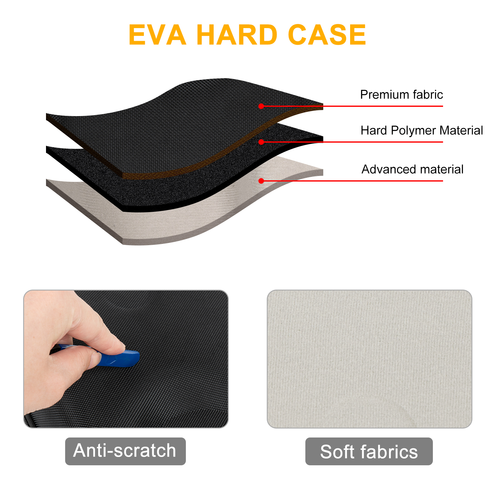 New Portable Hard EVA Protecti - Headphone Case Hard reseña y precio