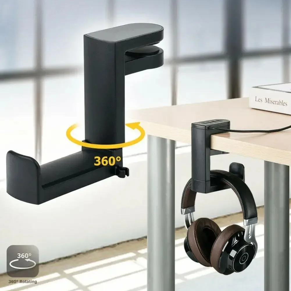 360° Rotating Headphone Stand  - Headphone Stand Desk reseña y precio