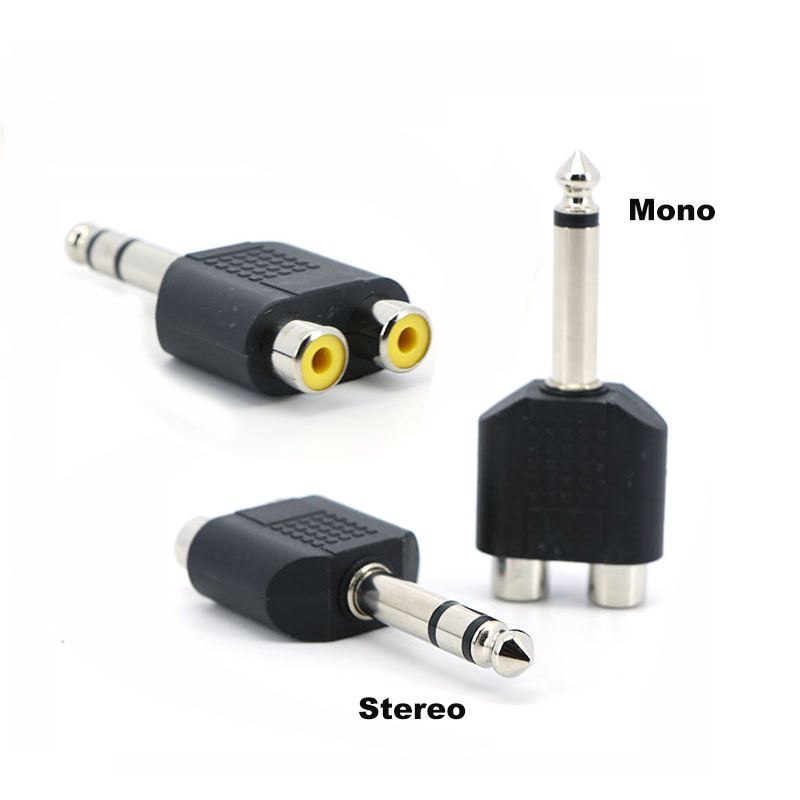 6.35mm 6.5 Audio Mono Stereo 1 - Audio Splitter Y reseña y precio