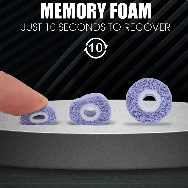 1-3Pairs Memory Foam Eartips f - Earphone Foam Tip reseña y precio