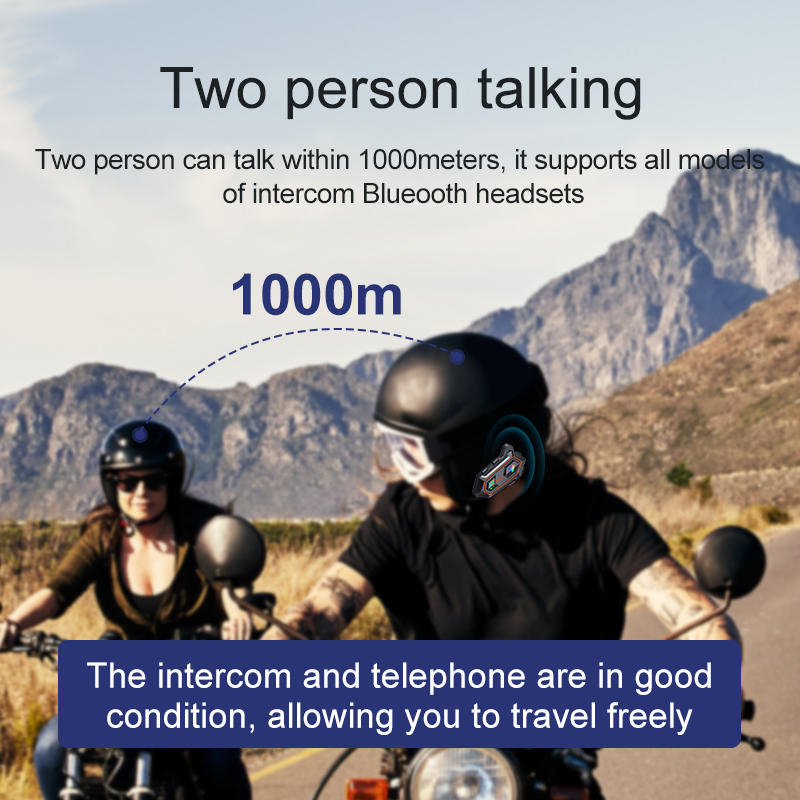 Y20 2X Motorcycle Helmet Inter - Bluetooth Headset On Ear reseña y precio
