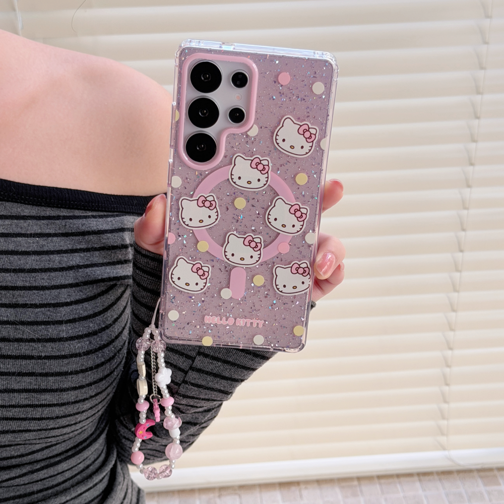 Magnetic Glitter Color Wave Po - Headphone Case Hard reseña y precio
