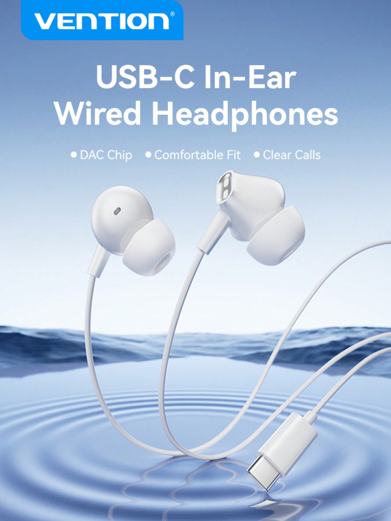 VENTION ECHO LITE USB-C In-Ear - Usb C Earphone reseña y precio