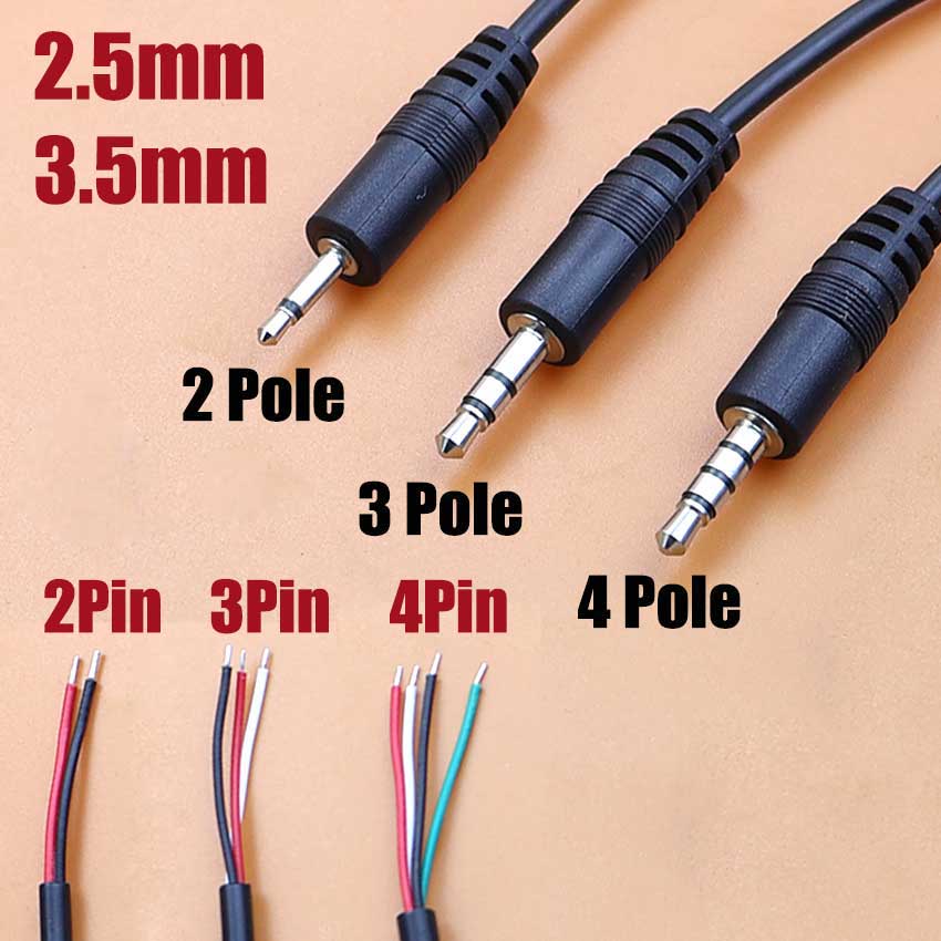 1pcs 2.5mm 3.5mm Mono Stereo A - Audiophile Headphone Wired reseña y precio