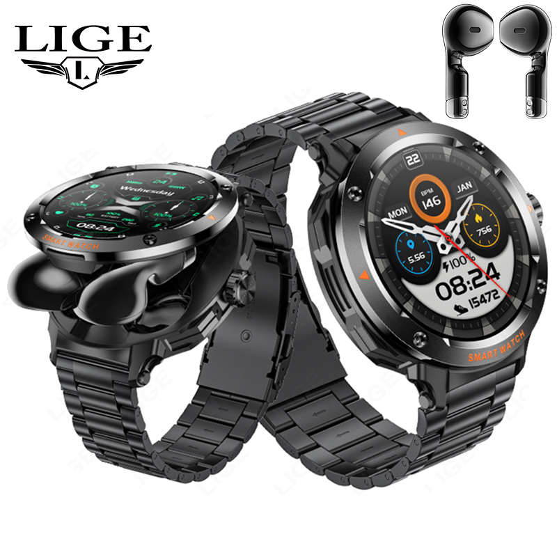 New Men's 2 In 1 Headset Smart - Earbuds Charging Case reseña y precio