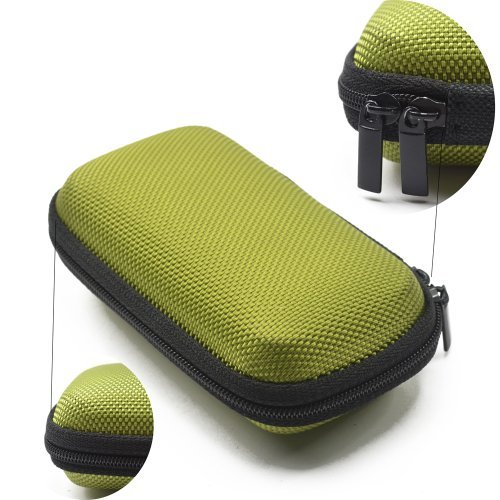 Green Rectangle Shaped Hard Ea - Headphone Case Hard reseña y precio