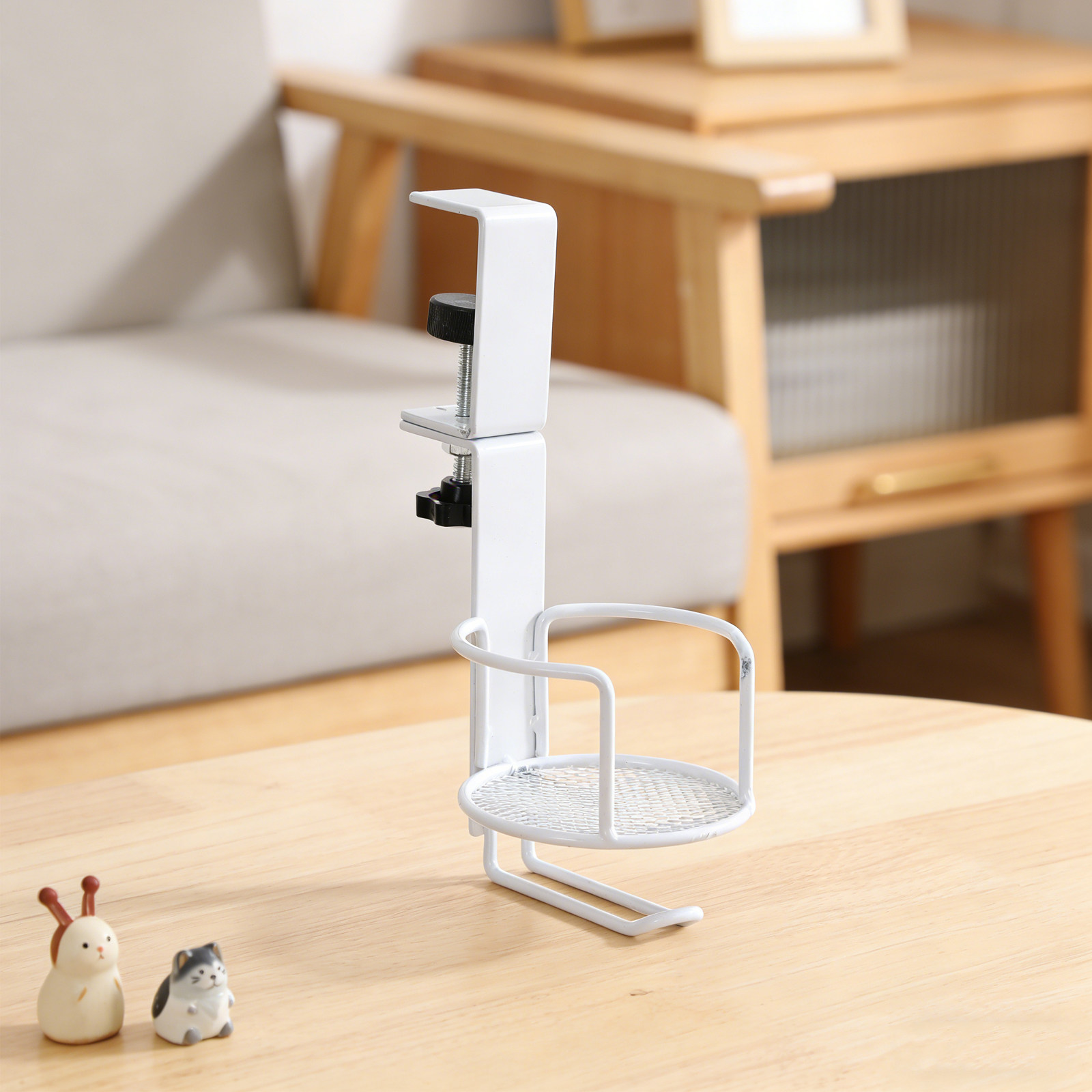 Clip on Desk Cup Holder Metal  - Headphone Stand Desk reseña y precio