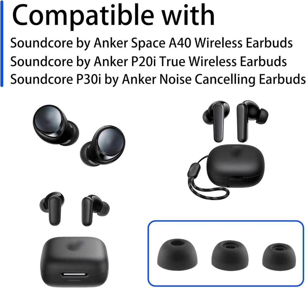 Replacement Silicone Ear Tips  - Silicone Ear Tip Replacement reseña y precio