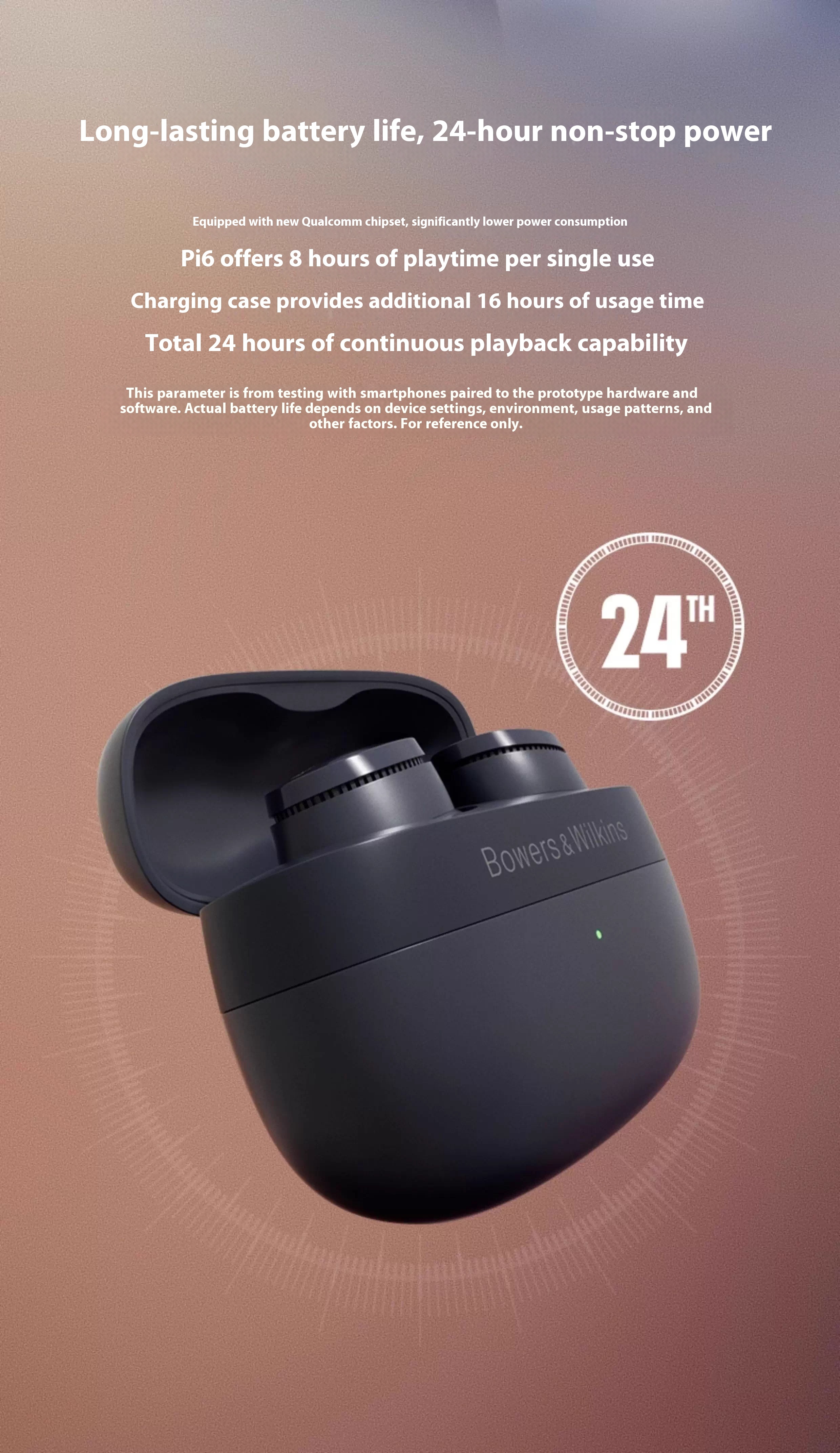 Genuine B&W Pi6 Wireless Bluet - Noise Cancelling Headphone reseña y precio