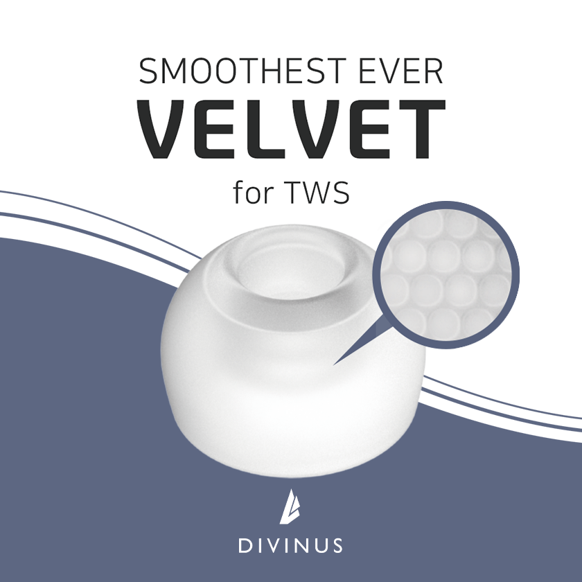 Divinus Velvet Eartips For TWS - Wireless Earbuds Tws reseña y precio