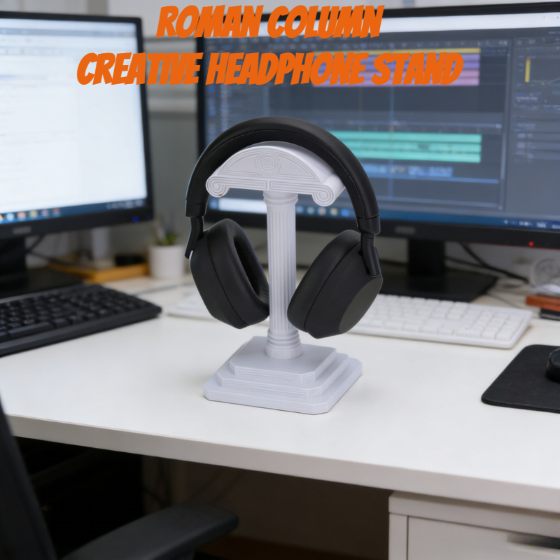 Greek Column Headphone Stand 3 - Headphone Stand Desk reseña y precio