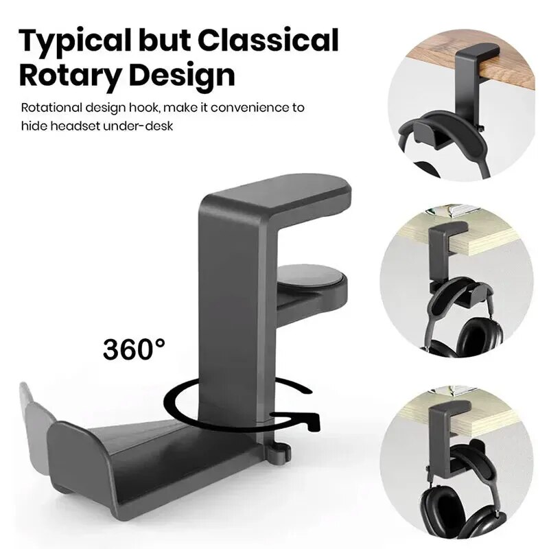 Under Desk Headphone Holder Ro - Headphone Stand Desk reseña y precio