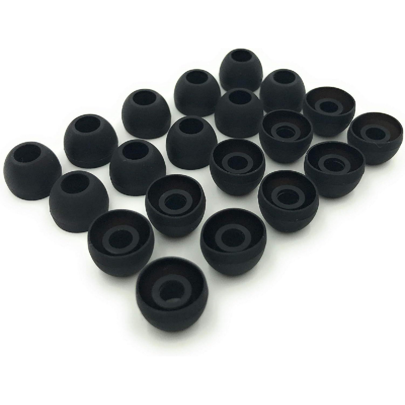 Soft Black Silicone Earbud Tip - Silicone Ear Tip Replacement reseña y precio