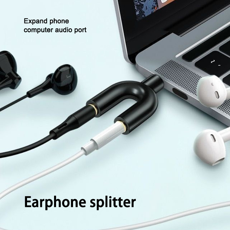 3.5mm headphone splitter micro - Earphone Splitter Jack reseña y precio