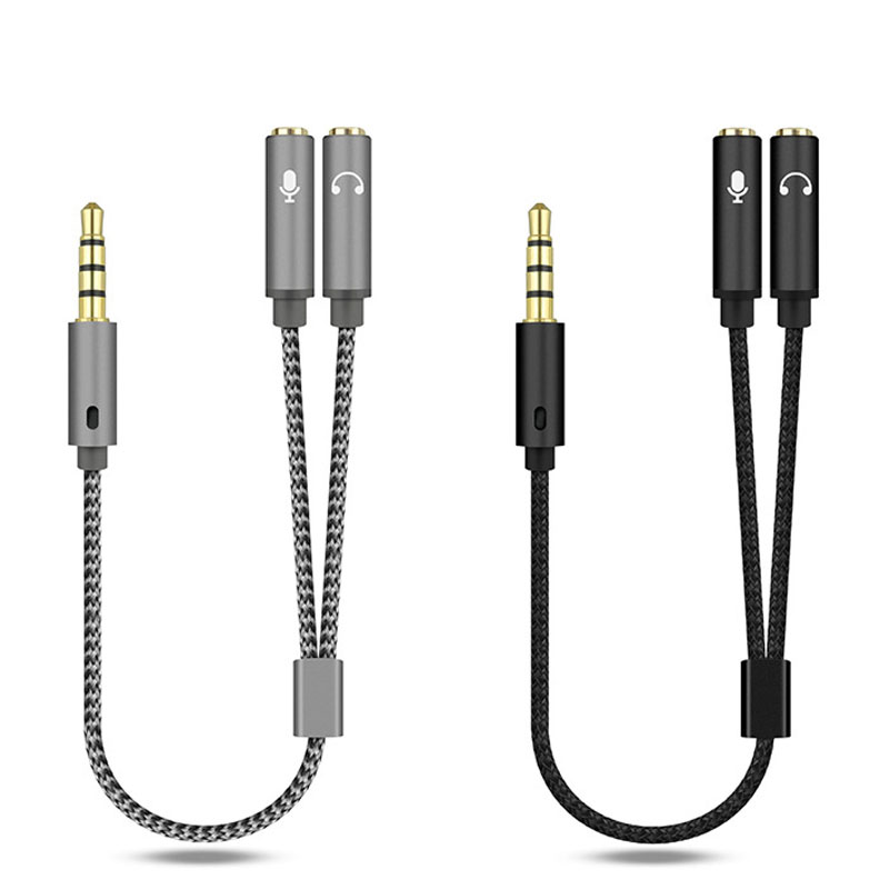 3.5mm Audio Splitter Y Jack 1  - Audio Splitter Y reseña y precio