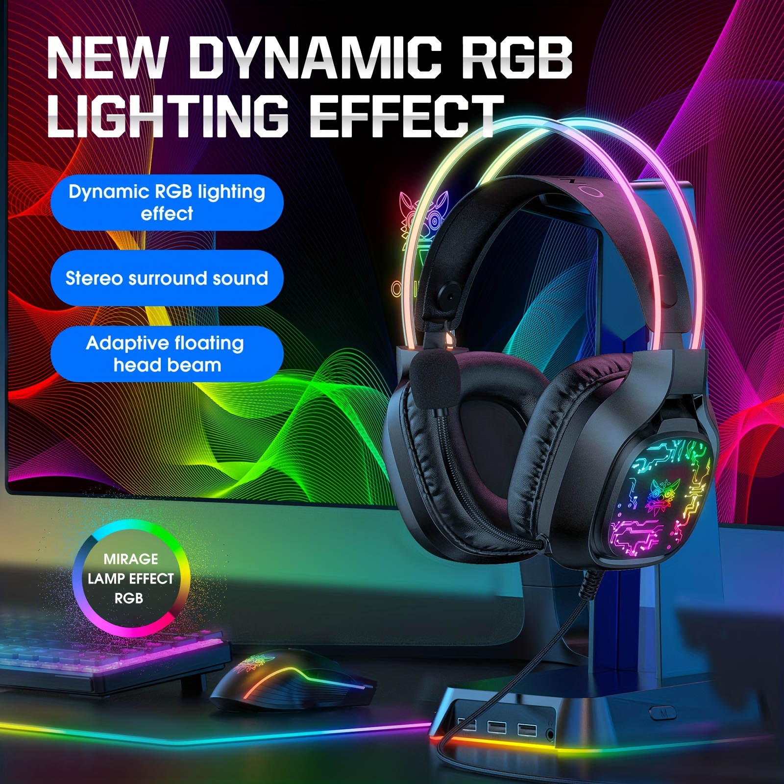 ONIKUMA X22 Gaming Headset RGB - Gaming Headset Rgb reseña y precio