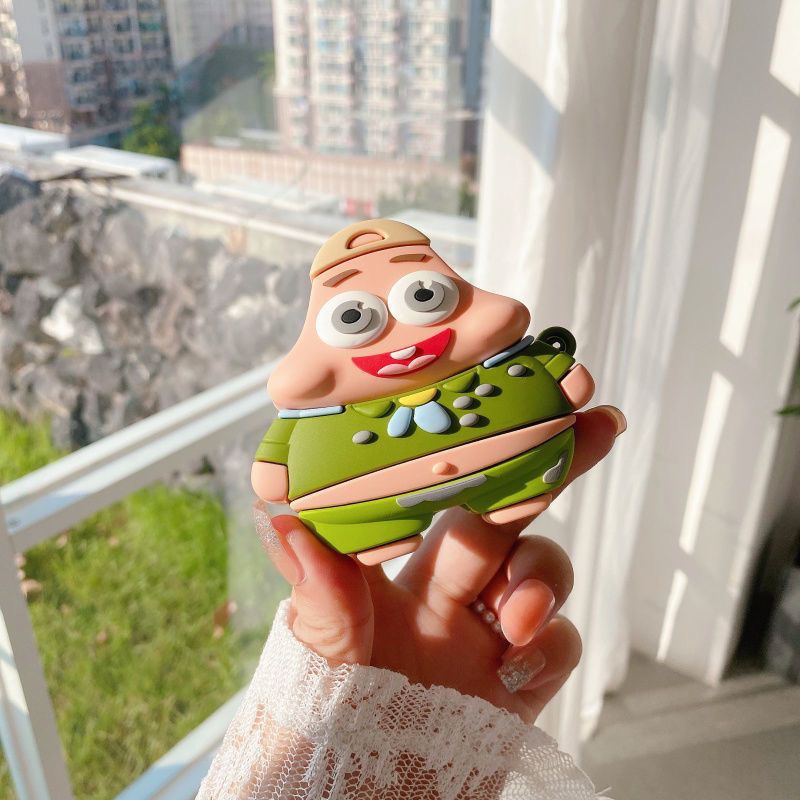 Cute SpongeBob Creative Silico - Earbuds Charging Case reseña y precio