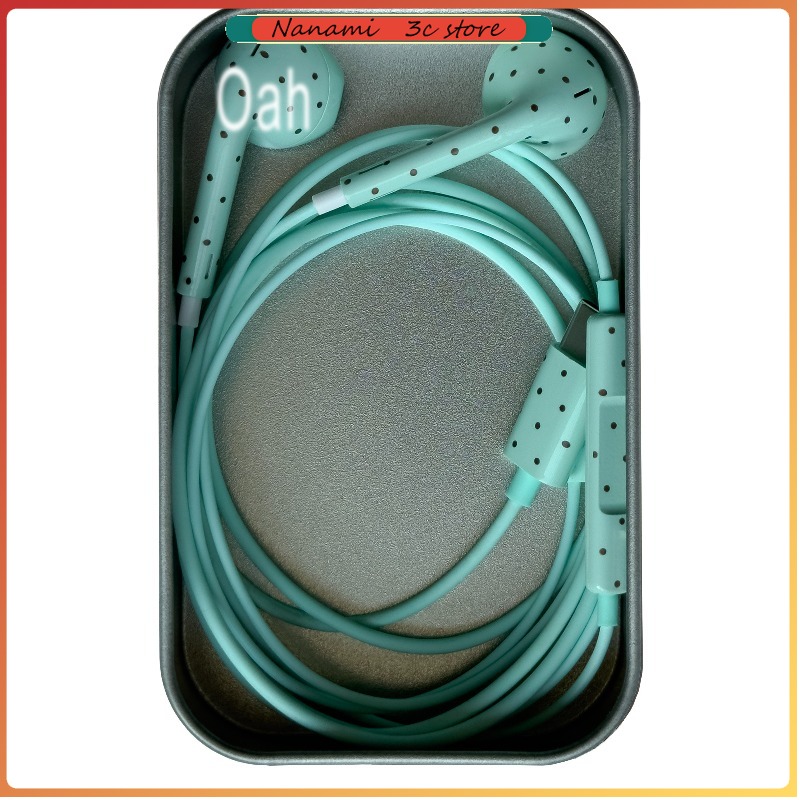 Oah Polka Dot Wired Earphones  - Usb C Earphone reseña y precio