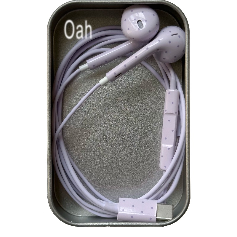 Oah Polka Dot Wired Earphones  - Usb C Earphone reseña y precio