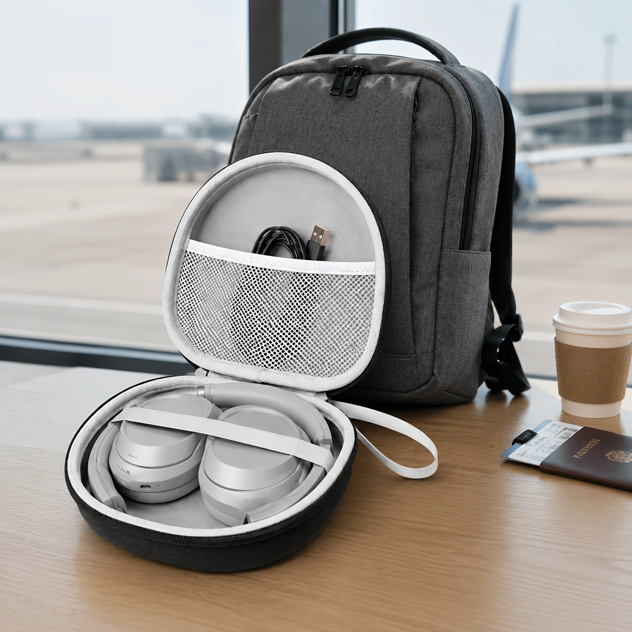 Portable Headphone Storage Cas - Headphone Case Hard reseña y precio