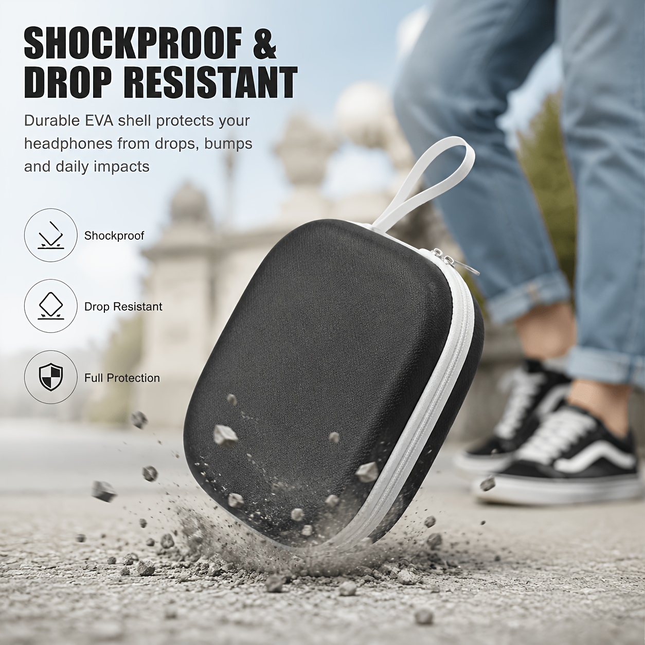 Portable Headphone Storage Cas - Headphone Case Hard reseña y precio