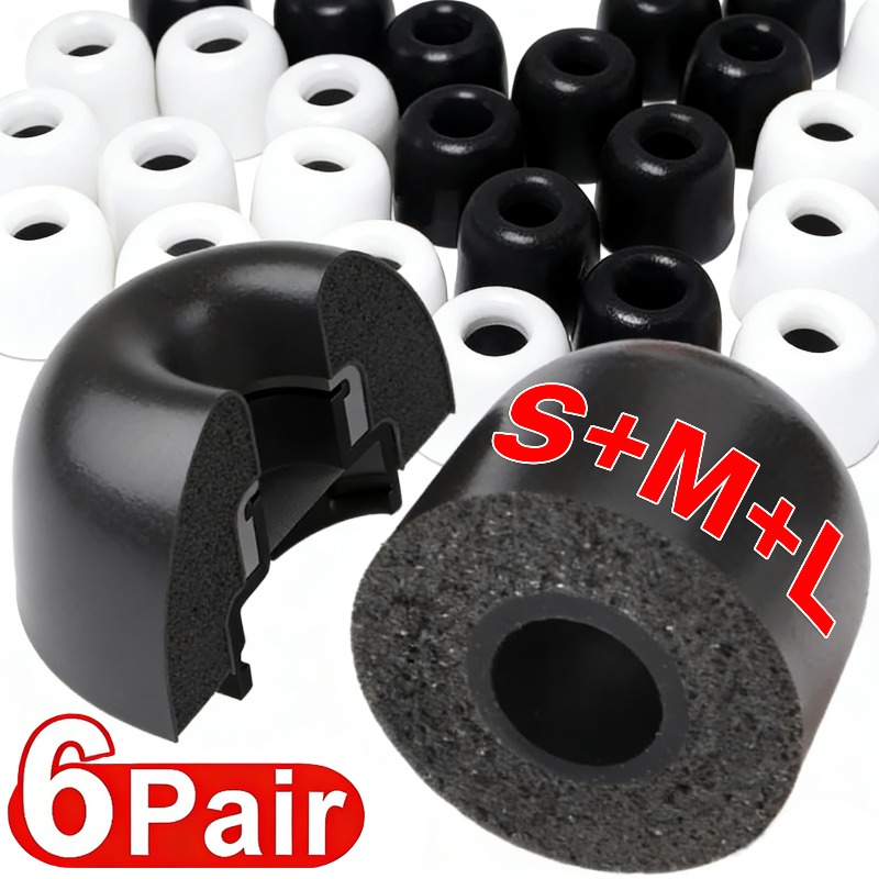 6-3Pairs For Samsung Galaxy Bu - Earphone Foam Tip reseña y precio