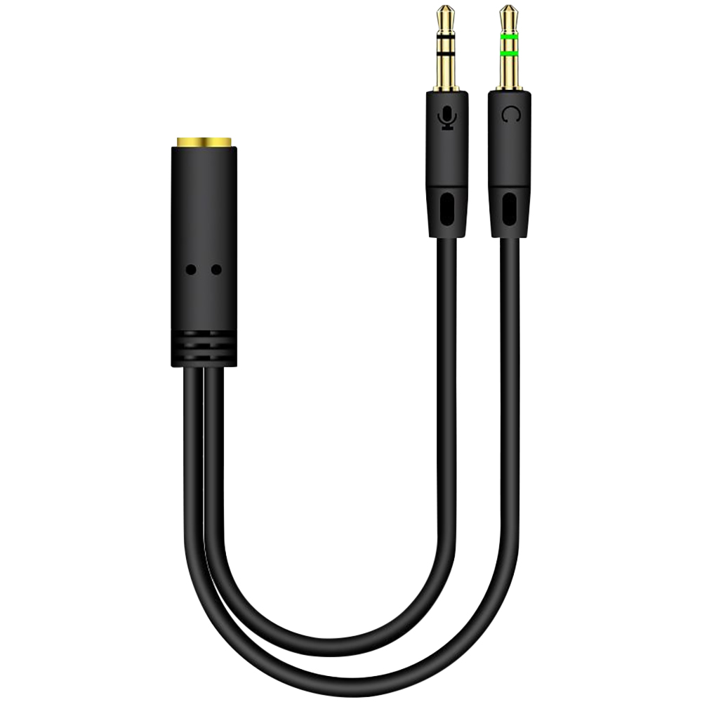 3.5mm Jack 2 Male To 1 Female  - Earphone Splitter Jack reseña y precio