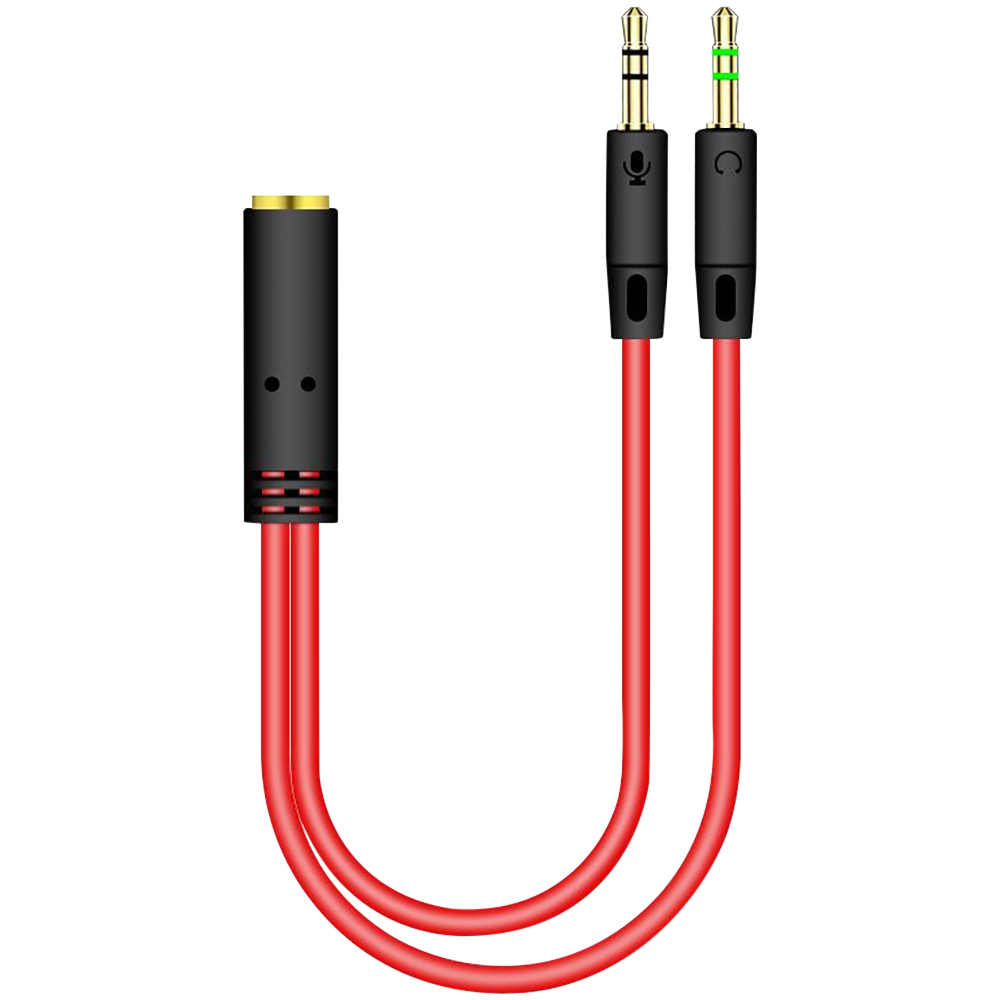 3.5mm Jack 2 Male To 1 Female  - Earphone Splitter Jack reseña y precio