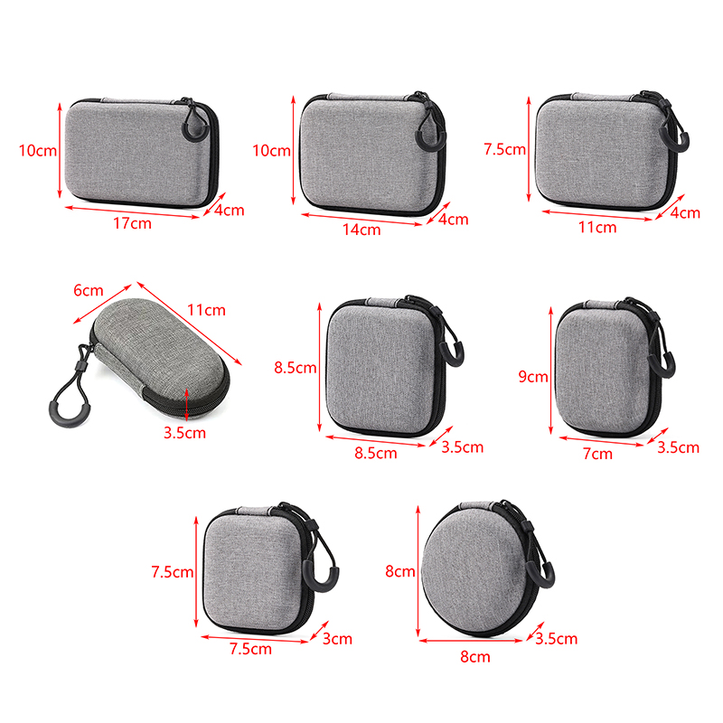 NEW Portable Shockproof Headph - Headphone Case Hard reseña y precio