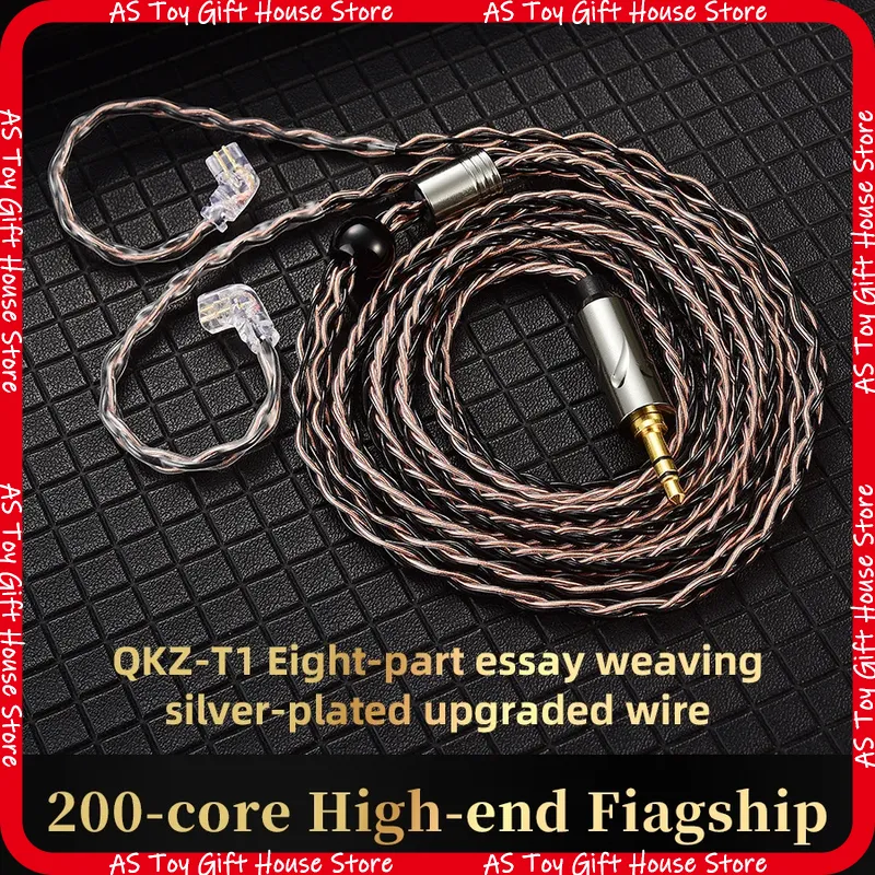 Qkz Headphone Upgrade Cable T1 - Audiophile Headphone Wired reseña y precio