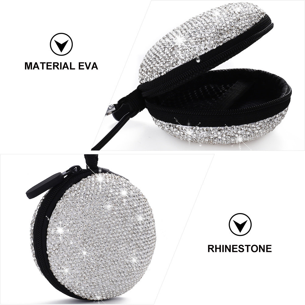 1Pcs Portable Earphone Storage - Headphone Case Hard reseña y precio