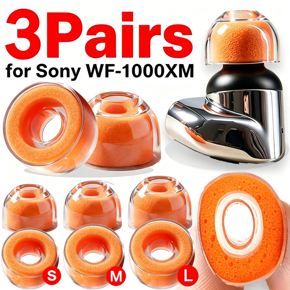 1-3Pairs for Sony WF-1000XM6/5 - Earphone Foam Tip reseña y precio