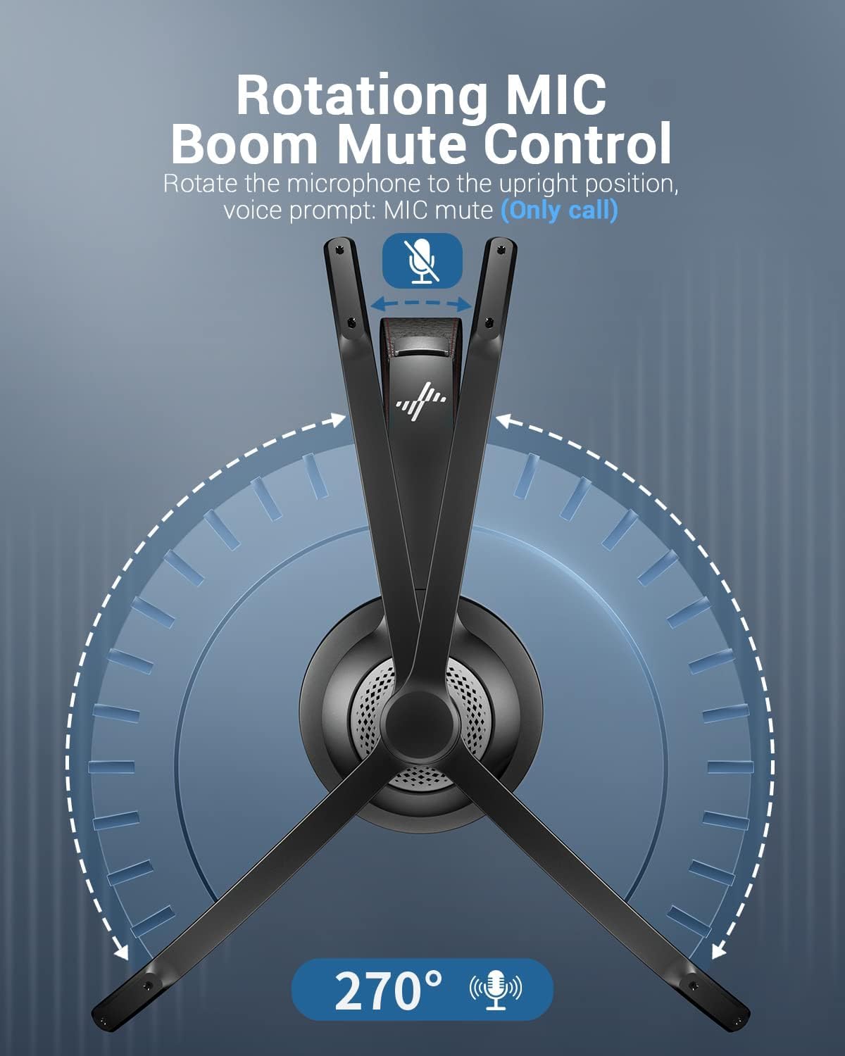 Bluetooth 5.2 Headset with Mic - Bluetooth Headset On Ear reseña y precio