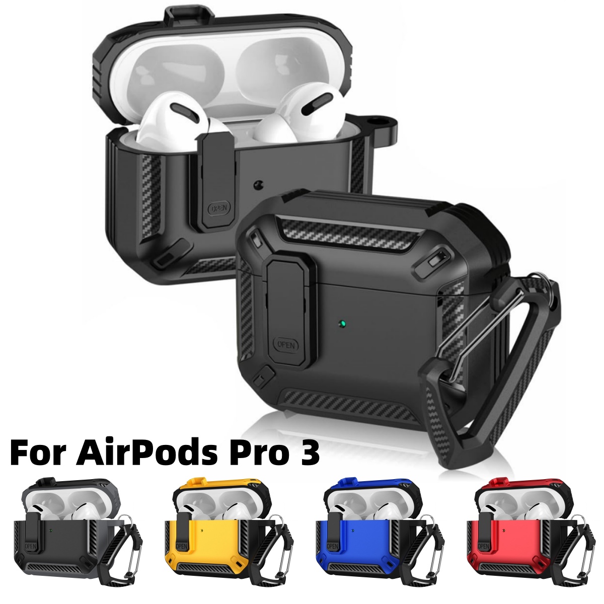 for AirPods Pro 3 Case Cover M - Headphone Case Hard reseña y precio